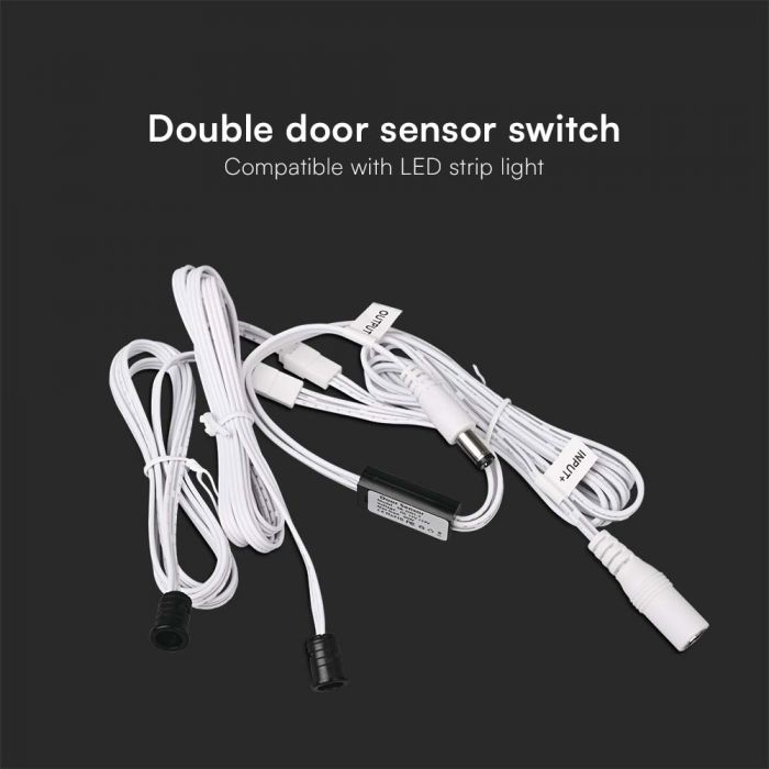 Dubults 12-24V MAX 60W sensors LED Lentēm, vada garums 1.5m