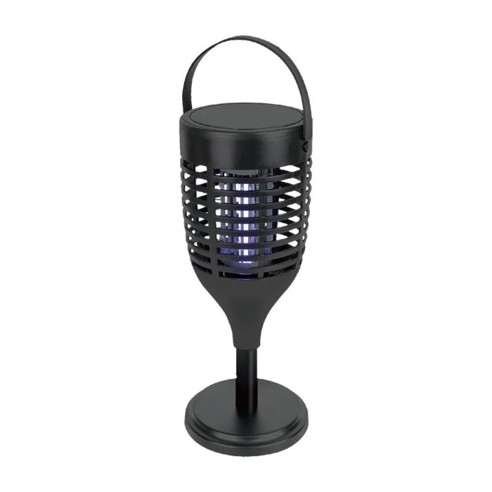 1.3W V-TAC Elektriskais insektu iznīcinātājs,  128x128x672mm, IP24, Li-ion 18650,3.7V,2200mAh Battery 4h MAX