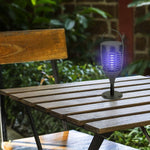 1.3W V-TAC Elektriskais insektu iznīcinātājs,  128x128x672mm, IP24, Li-ion 18650,3.7V,2200mAh Battery 4h MAX