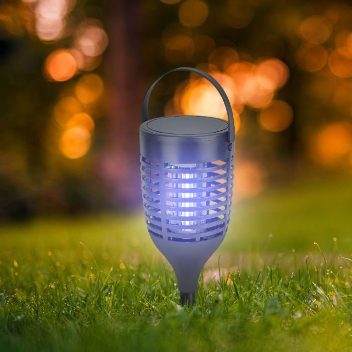 1.3W V-TAC Elektriskais insektu iznīcinātājs,  128x128x672mm, IP24, Li-ion 18650,3.7V,2200mAh Battery 4h MAX