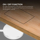 12-24V 6A white dimmer for LED strip, IP20, max output 72W/12V,144W/24V