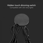 12-24V 6A must dimmer LED ribade jaoks, IP20, max väljund 72W/12V,144W/24V