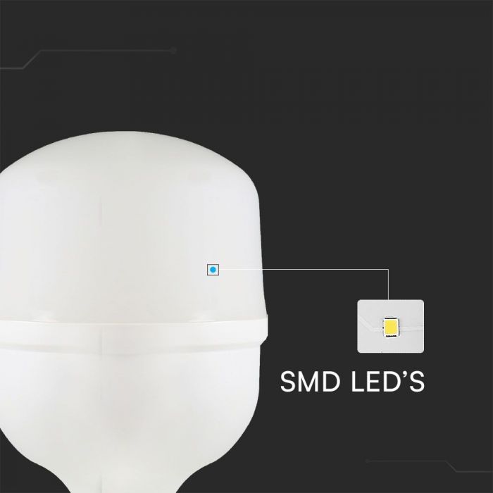 E27 20W(2060Lm) LED Bulb, V-TAC, T80, IP20, Neutral White 4000K