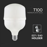 E27 30W3210Lm) LED-lampa, V-TAC, IP20, T100, neutralvitt ljus 4000K