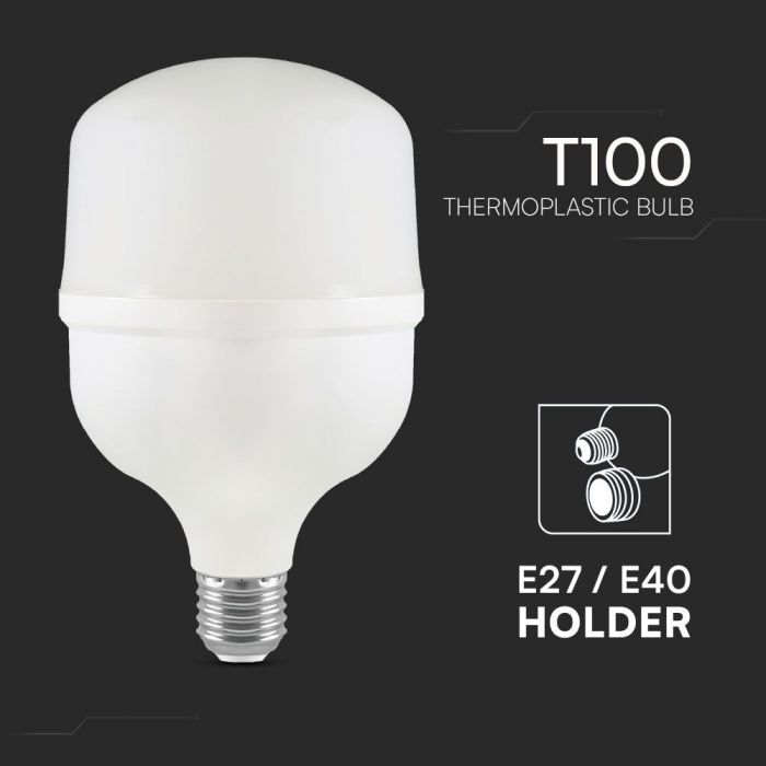 E27 30W3210Lm) LED Spuldze, V-TAC, IP20, T100, neitrāli balta gaisma 4000K