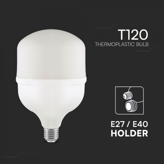 E27/E40 40W(4320Lm) LED Spuldze, V-TAC, IP20, T120, neitrāli balta gaisma 4000K