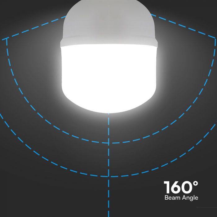E27/E40 40W(4320Lm) LED Spuldze, V-TAC, IP20, T120, auksti balta gaisma 6500K