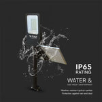 50W HYBRID LED solārais ielu gaismeklis ar tālvadības pulti, IP65, V-TAC, neitrāli balta gaisma 4000K