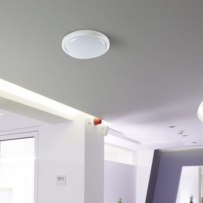 Круглый купольный светильник 30/60/30W(6000Lm) LED V-TAC с дистанционным управлением, IP20, белый, диммируемый, 3/1