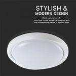 Круглый купольный светильник 30/60/30W(6000Lm) LED V-TAC с дистанционным управлением, IP20, белый, диммируемый, 3/1