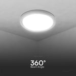 Круглый купольный светильник 30/60/30W(6000Lm) LED V-TAC с дистанционным управлением, IP20, белый, диммируемый, 3/1