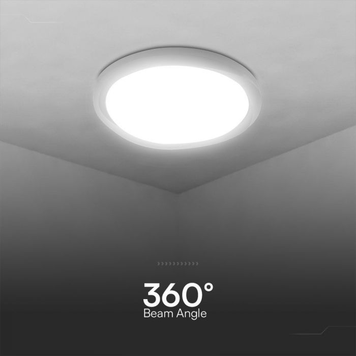 Круглый купольный светильник 30/60/30W(6000Lm) LED V-TAC с дистанционным управлением, IP20, белый, диммируемый, 3/1