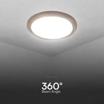 30W / 60W / 30W (6000Lmm) LED kupolveida gaismeklis ar pulti, V-TAC, I20, 3IN1