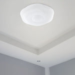 40W(4000Lm) LED V-TAC design rund kupolarmatur med fjärrkontroll, IP20, vit, dimbar, 3/1