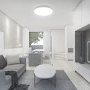 30/60/30W(6000Lm) LED ceiling luminaire, V-TAC, IP20, dimmable, remote control, white, 3IN1