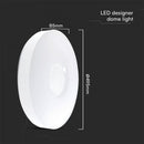 30/60/30W(6000Lm) LED ceiling luminaire, V-TAC, IP20, dimmable, remote control, white, 3IN1