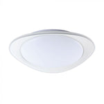 30/60/30W(6000Lm) LED V-TAC design rund kupolarmatur med fjärrkontroll, IP20, vit, dimbar, 3/1