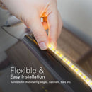 Цена за 1м10Вт/м(800Лм/м) IC программируемая 120 светодиодная лента, V-TAC, водонепроницаемость IP20, 24В, теплый белый свет 3000К