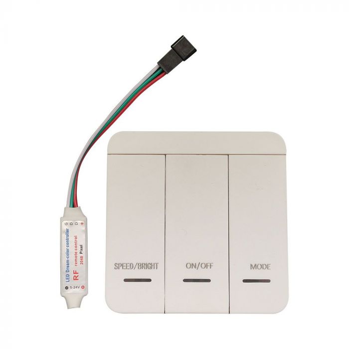 24V LED IC programmeeritav lindi kontroller 10 erineva režiimiga