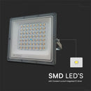 50W(500Lm) LED Prožektors, V-TAC, IP65, pelēks, 3IN1