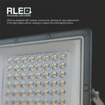 50W(500Lm) LED Prožektors, V-TAC, IP65, pelēks, 3IN1