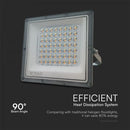 50W(500Lm) LED Prožektors, V-TAC, IP65, pelēks, 3IN1