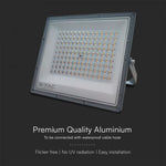 KASTE 10 gab. x 16,67€ – 100W(8150Lm) LED prožektors bez sensora, 3in1 (3000K/4000K/6500K pārslēdzams), V-TAC, IP65, pelēks