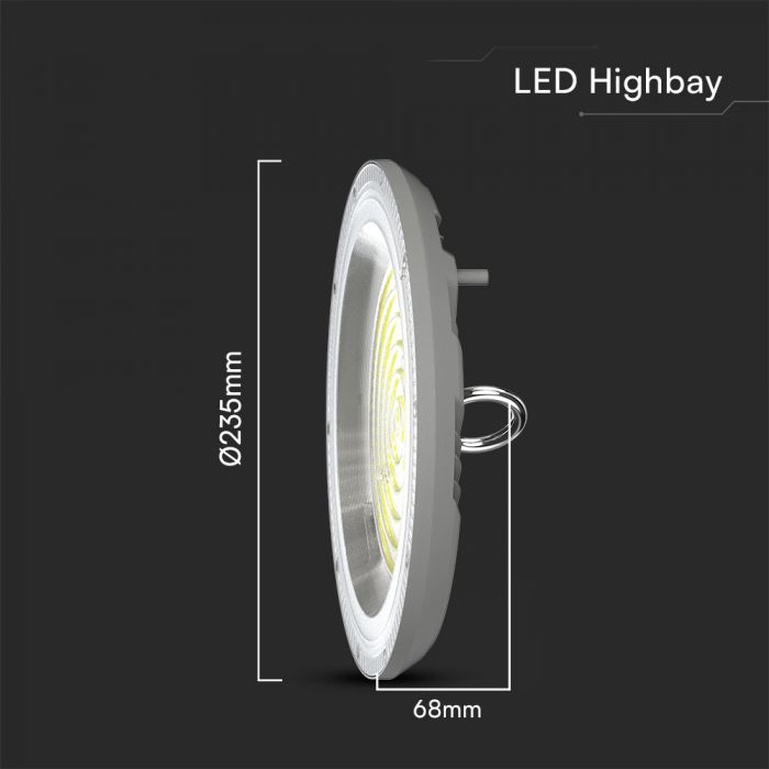 100W (8300Lm) LED tööstuslik laovalgusti, V-TAC, IP65, 3IN1