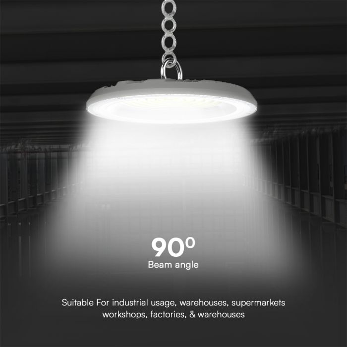 100W (8300Lm) LED tööstuslik laovalgusti, V-TAC, IP65, 3IN1