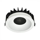 Встраиваемый светильник 12W(1180Lm) LED COB BRIDGELUX, V-TAC, IP20, черный/белый, 3IN1