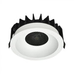 18W(1860Lm) LED COB BRIDGELUX iebūvējams gaismeklis, V-TAC, IP20, melns/balts, 3IN1