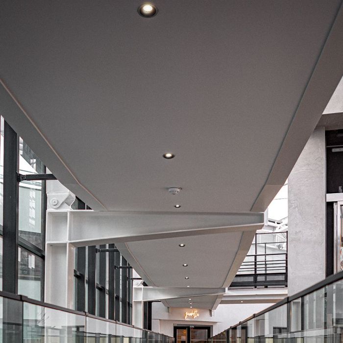 24W(2540Lm) LED COB BRIDGELUX süvistatav valgusti, V-TAC, IP20, must, 3IN1