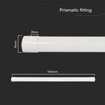 40W (4800Lm) LED 120cm lineaarne valgusti, V-TAC SAMSUNG, 3 aastat garantiid, IK06, IP20, 3IN1