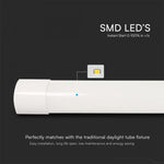 40W (4800Lm) LED 120cm lineaarne valgusti, V-TAC SAMSUNG, 3 aastat garantiid, IK06, IP20, 3IN1