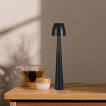 3W(110Lm) DC:5V, 2A LED-bordslampa, V-TAC, IP20, dimbar, svart, 1800mAh litiumbatteri, 3IN1