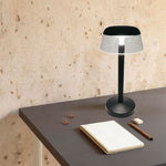 3W(110Lm) DC:5V, 2A LED-bordslampa, V-TAC, IP20, med 1800mAh litiumbatteri, dimbar, vit, 3IN1