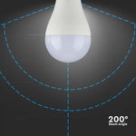 E27 17W(1710Lm) LED Bulb, A65, V-TAC SAMSUNG, IP20, warm white light 3000K