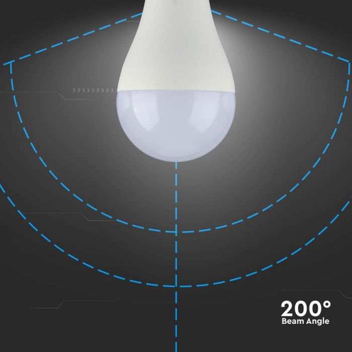 E27 17W(1710Lm) LED Bulb, A65, V-TAC SAMSUNG, IP20, warm white light 3000K