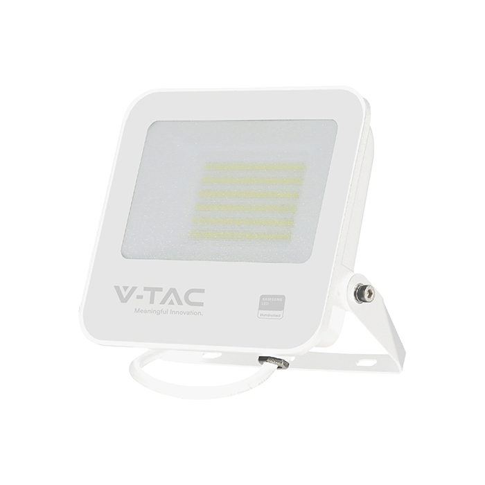50W(4270Lm) LED floodlight, V-TAC SAMSUNG, IP65, white, cool white light 6500K