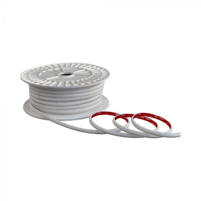 Price for 50m_12.5W(1150Lm) 220V COB LED strip, IP65, V-TAC, warm white light 3000K