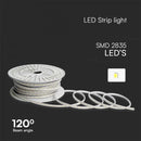 Hind 50m_10.5W(1000Lm) 220V LED ribale, IP65, V-TAC, valge, soe valge valgus 3000K
