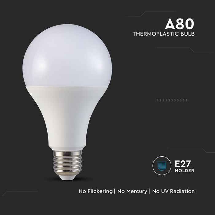 Светодиодная лампа E27 20W(2452), V-TAC, IP20, нейтральный белый 4000K
