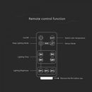 10W(1500Lm) LED Prožektors ar saules paneli un PIR kustību sensoru, V-TAC, IP65, melns, 4000K+6000K