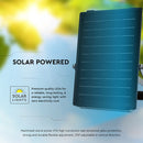 10W(1500Lm) LED Prožektors ar saules paneli un PIR kustību sensoru, V-TAC, IP65, melns, 4000K+6000K