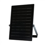 10W(1500Lm) LED Prožektors ar saules paneli un PIR kustību sensoru, V-TAC, IP65, melns, 4000K+6000K