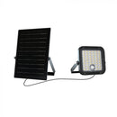 10W(1500Lm) LED Prožektors ar saules paneli un PIR kustību sensoru, V-TAC, IP65, melns, 4000K+6000K