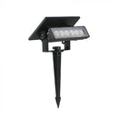 0.9W(80 Lm) LED solar luminaire, V-TAC, IP65, black, 3.7V, Li-ion 1200mAh, warm white light 3000KBattery