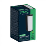 12W(1760Lm) LED Fasādes gaismeklis, V-TAC, IP65, melns, 3IN1 CCT