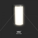 12W(1760Lm) LED-esitulestik, V-TAC, IP65, must, 3IN1 CCT
