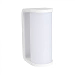12W(1760Lm) LED Fasādes gaismeklis, V-TAC, IP65, balts, 3IN1 CCT